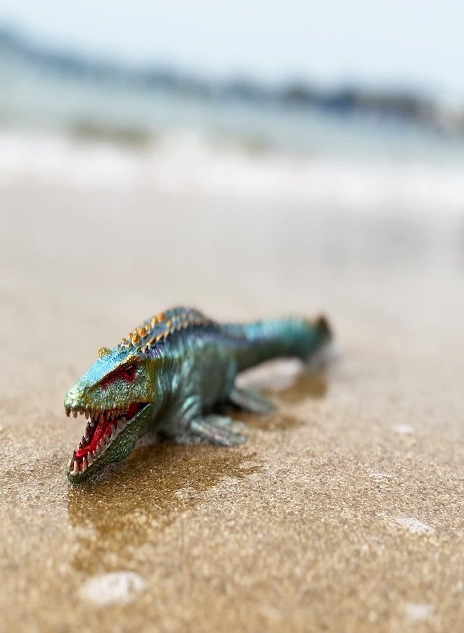 Higherbros Mosasaurus Shark Toys with Openable Jaws 11" Ocean World Realistic Marine Animal Creature Action Figure, Great for Bath Toys, Birthday Gifts for Kids - Image 3